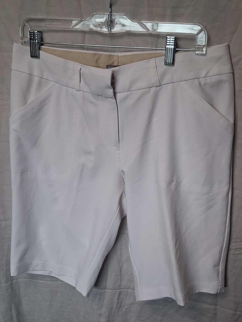 Peter Millar White Bermuda Shorts